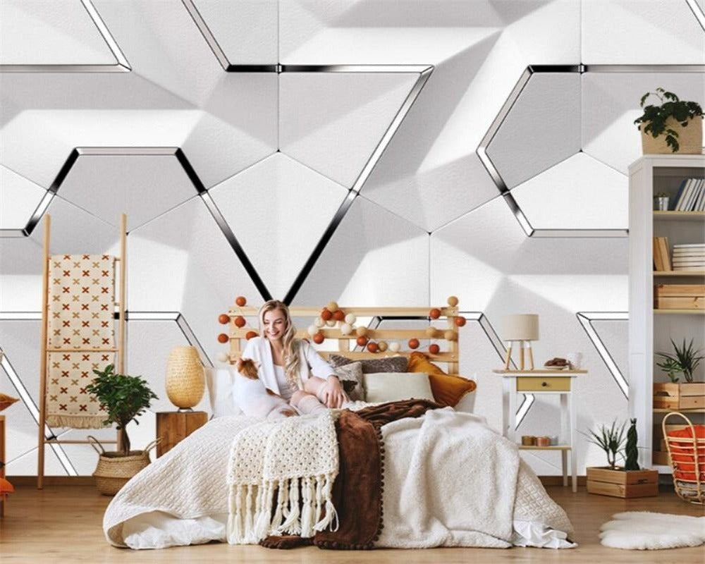 3D Wallpaper Geometric Series VII